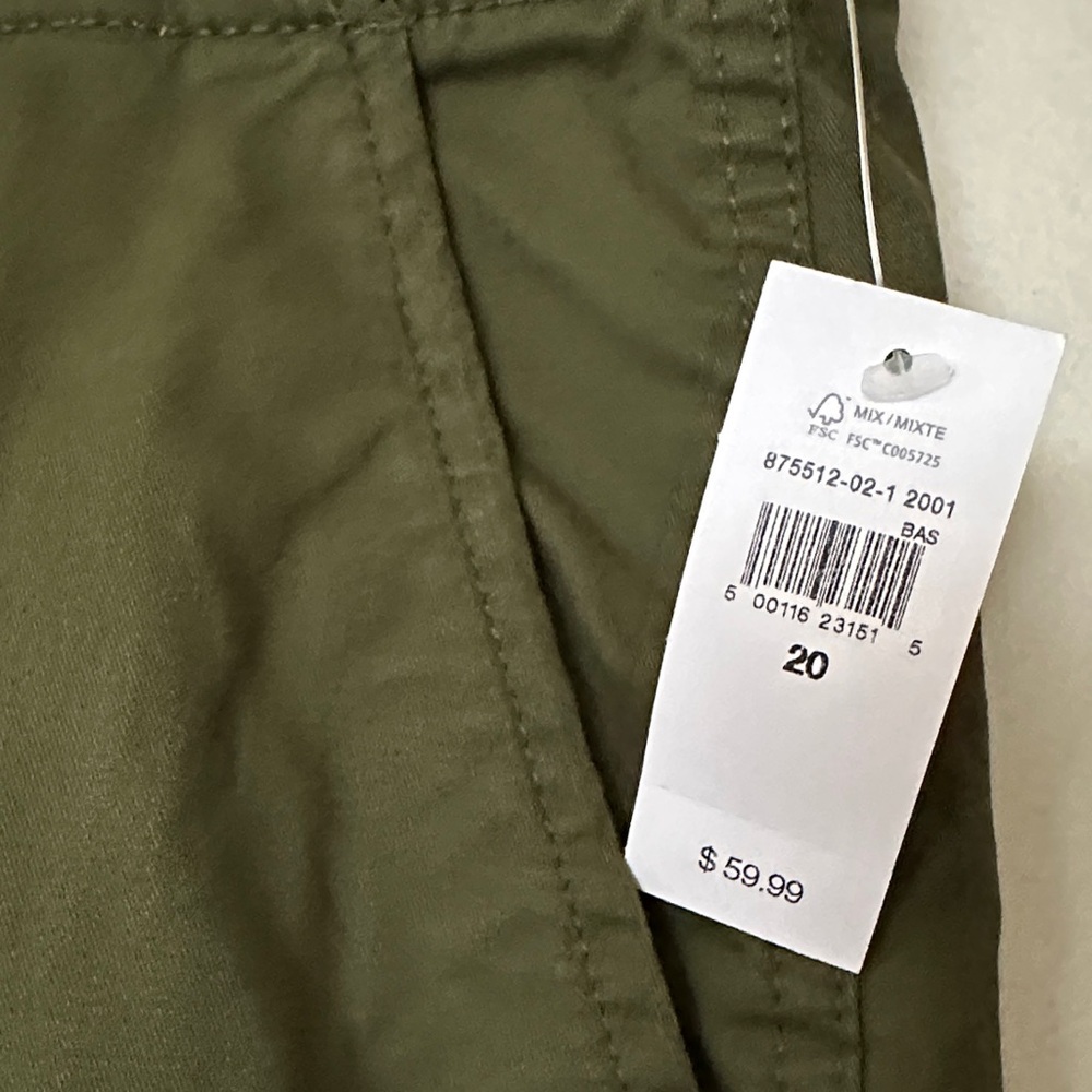 GAP Factory Women’s Downtown Olive Khaki Chinos :: Size 20 - Picture 2 of 7